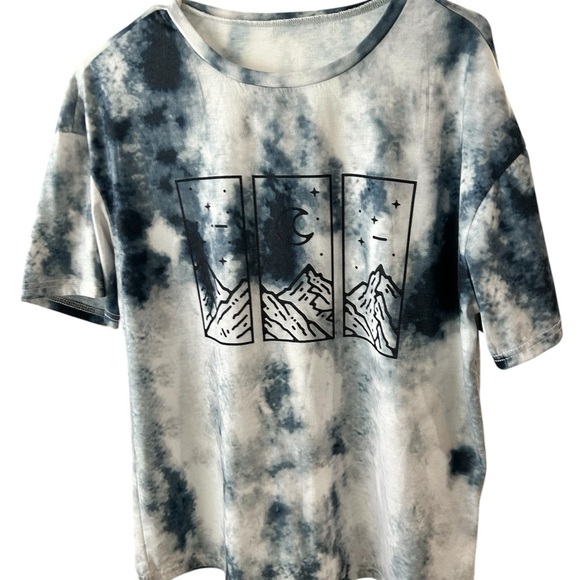 SHEIN Tops - SHEIN Tie-Dye Graphic T-Shirt unisex size large
